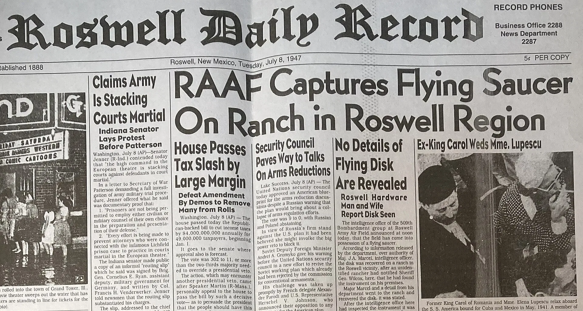 Overview image for The 1947 Flying | Roswell