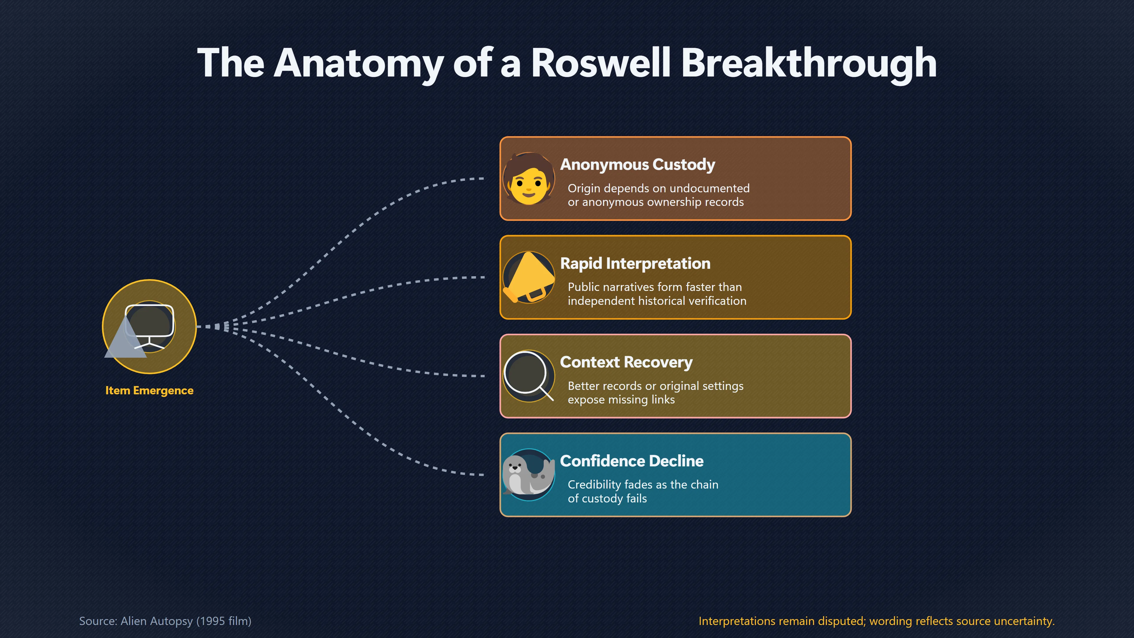 Overview image for Why Dramatic Roswell Evidence So Often Falls Apart | Roswell Hoaxes