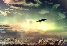Listing image for Small A6 UFO Poster (Brand New)