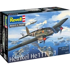 Listing image for Revell Heinkel He 111P-1 1:32 Scale Military Aircraft Model Kit 03755