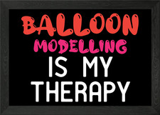 Listing image for Balloon Modelling Therapy Framed Wall Art Poster Canvas Print Picture