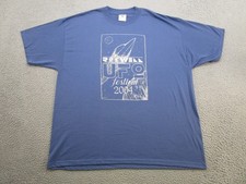 Listing image for VTG Y2K Roswell UFO Festival 2004 T Shirt Mens Size 2X Blue Aliens Space