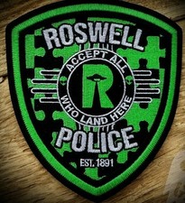 Listing image for Patch ~ NEW MEXICO NM ROSWELL 🛸 👾 POLICE VERY LIMITED V7