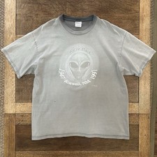 Listing image for VTG 90s ROSWELL 1947 “WE’RE BACK” 50TH ANNIVERSARY T-SHIRT LE MOYN ART TEE XL