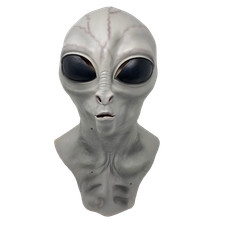 Listing image for Grey Alien Mask UFO Extra Terrestrial Roswell Costume Spaceman Horror Accessory