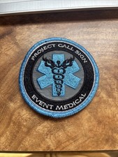 Listing image for EMS Event First Aid Safety Services EMT Fire Patch Rare Logo Project Call Sign