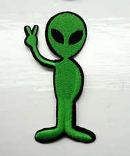 Listing image for Alien Area 51 Roswell Spaceman Little Green Men Patch flying saucers p2b