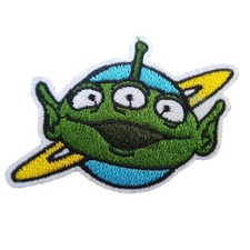 Listing image for Toy Story Alien Head Iron On Patch Sew on Transfer patch Toy Story Movie