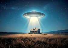 Listing image for Small A6 UFO Poster (Brand New)